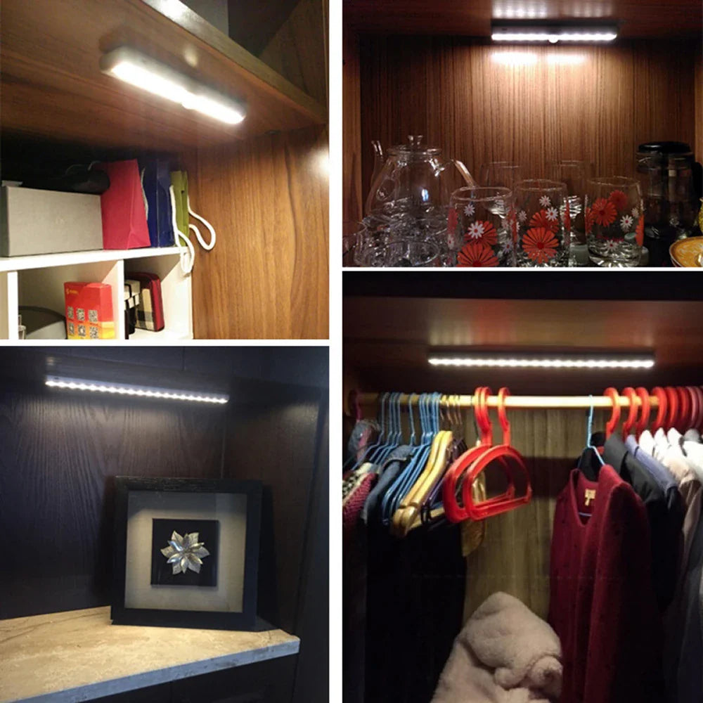 LED Motion Sensor Light Wardrobe Indoor Rechargeable