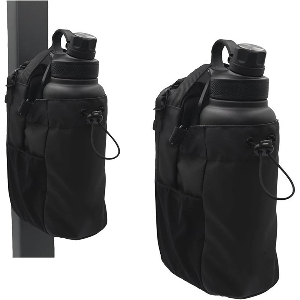 Magnetic Gym Bottle Sling Bag for Men and Women Gym Magnetic Water Bottle Bag Magnetic Water Bottle Pouch for Gym Travelling